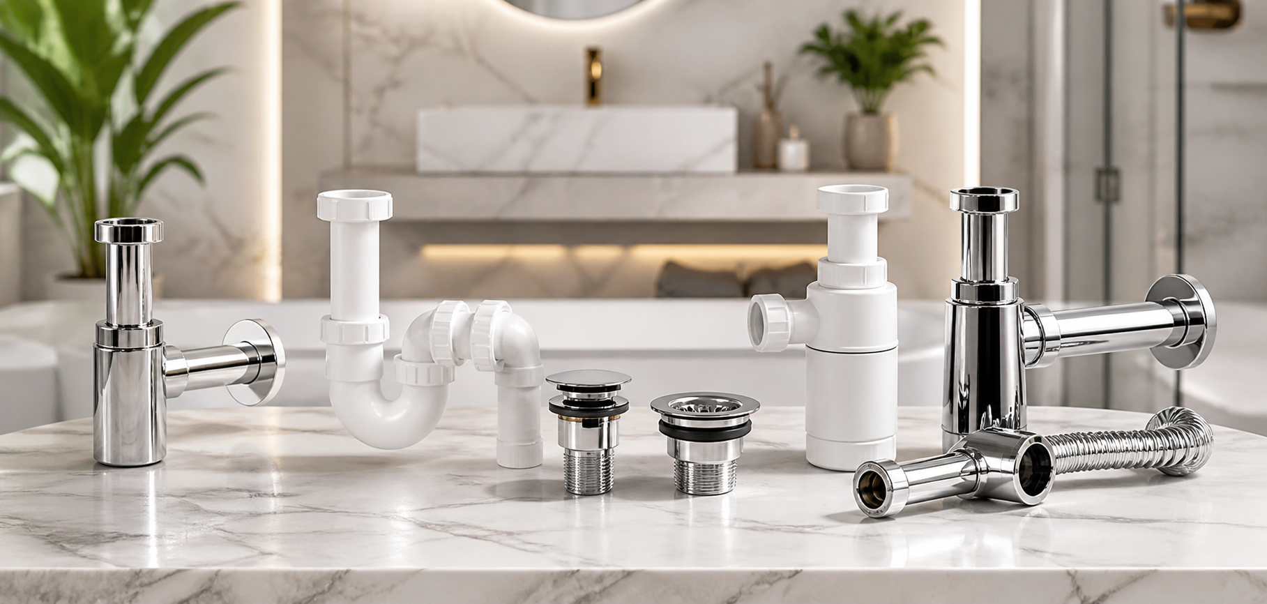 Lavabo ve banyo sifon ürünleri