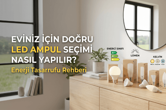 Eviniz İçin Doğru LED Ampul Seçimi Nasıl Yapılır? Enerji Tasarrufu Rehberi