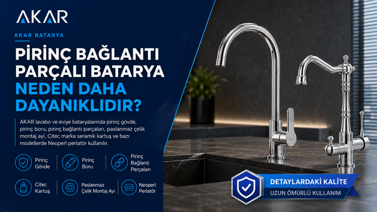 Pirinç Bağlantı Parçalı Batarya Neden Daha Dayanıklıdır?