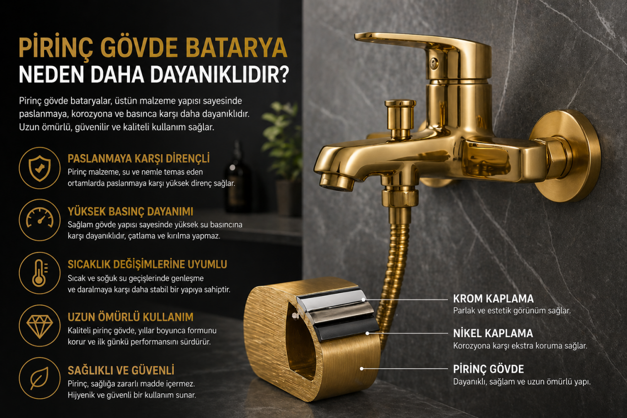 Pirinç Gövde Batarya Neden Daha Dayanıklıdır?