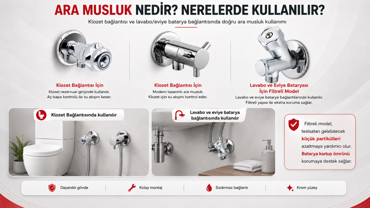 Ara Musluk Nedir? Nerelerde Kullanılır?