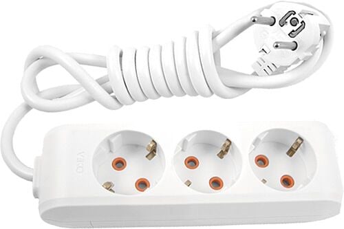 Viko Multi-Let Üçlü Topraklı Kablolu Çocuk Korumalı Priz 5 Metre