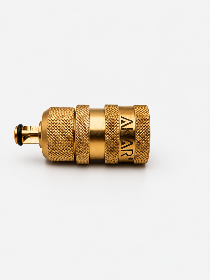 Akar 1/2” Otomatik Hortum Bağlantısı Stoplu Pirinç
