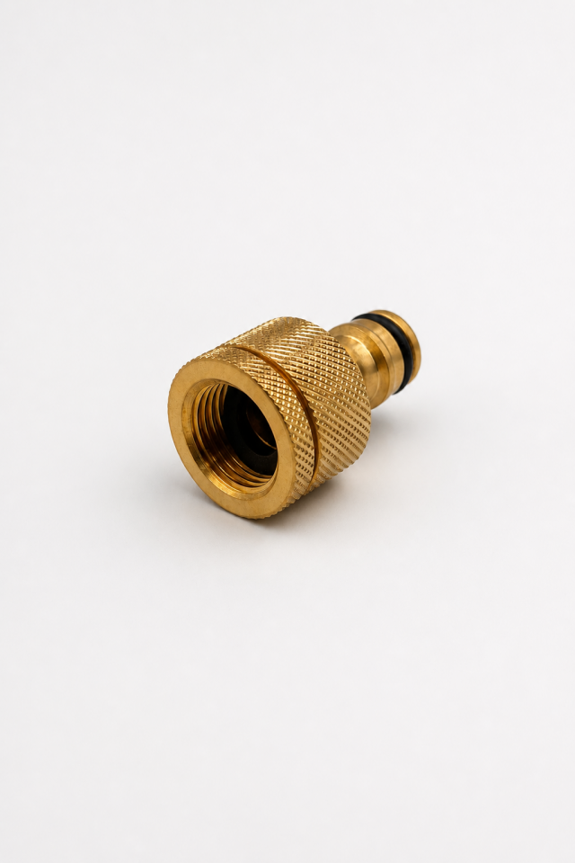 Akar 1/2” - 3/4” Otomatik Musluk Bağlantısı Pirinç Dişi