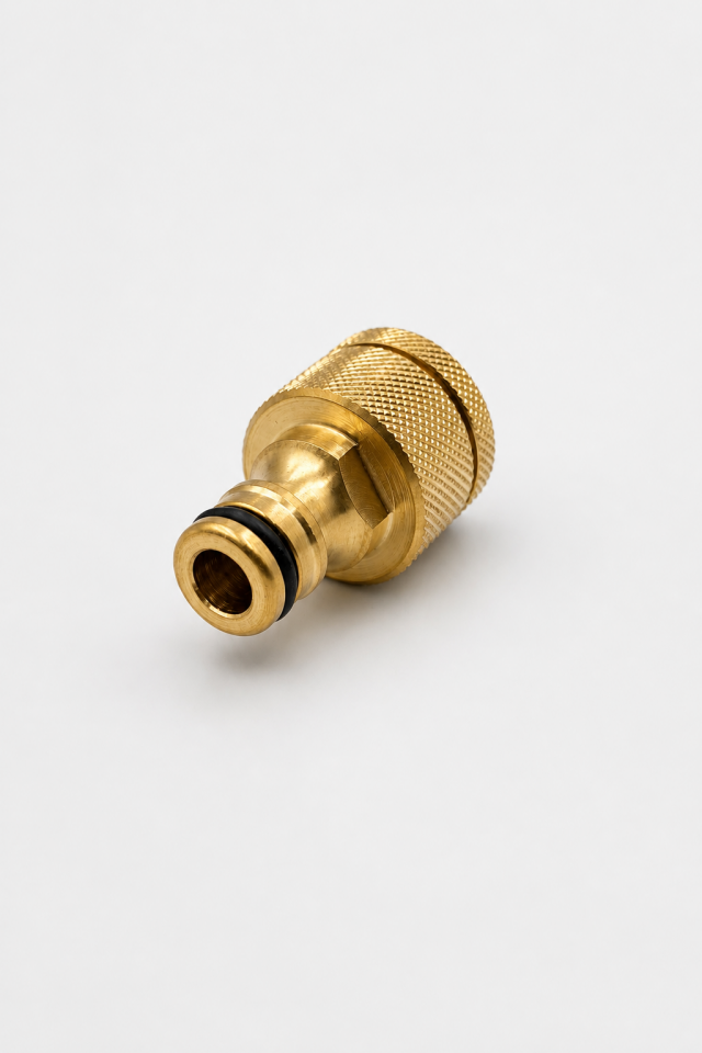Akar 1/2” - 3/4” Otomatik Musluk Bağlantısı Pirinç Dişi