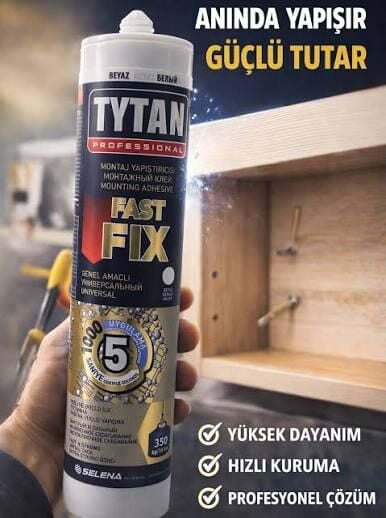 Tytan Professional Fast Fix Montaj Yapıştırıcısı Beyaz 290 ml