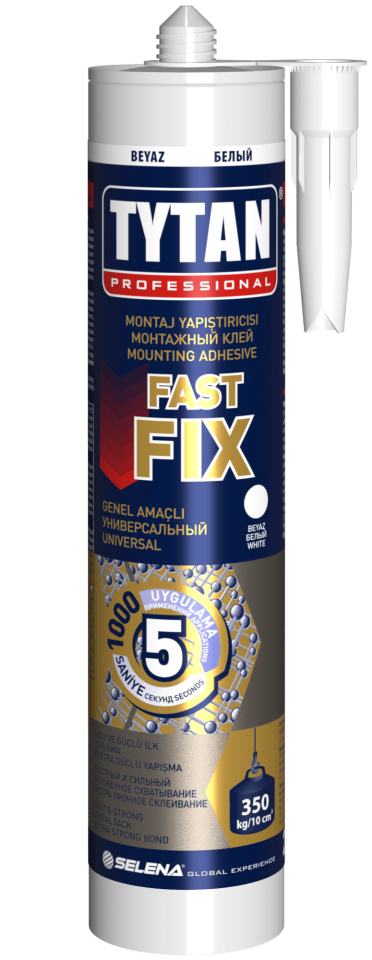 Tytan Professional Fast Fix Montaj Yapıştırıcısı Beyaz 290 ml