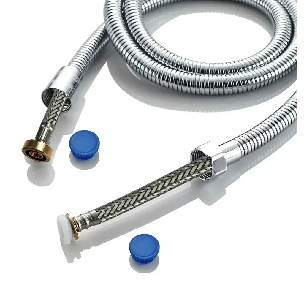 Çift Kenetli Duş Spirali (içi çelik - pirinç somonlu) 170cm