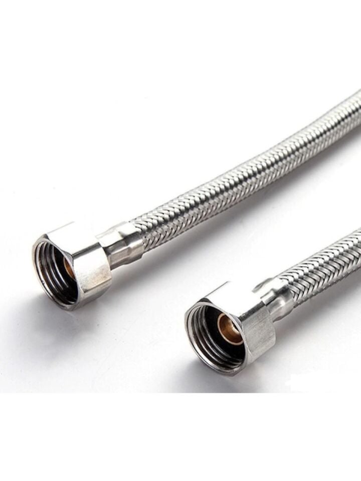 3/8''-3/8'' Paslanmaz Çelik Örgülü Bağlantı 50cm