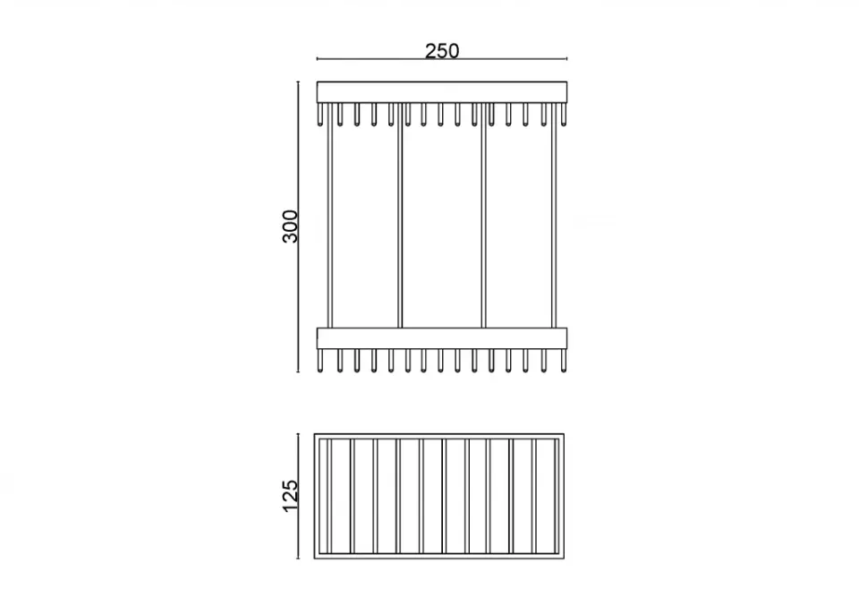 Kumru Lama Serisi Şampuanlık İkili Altın 12X25