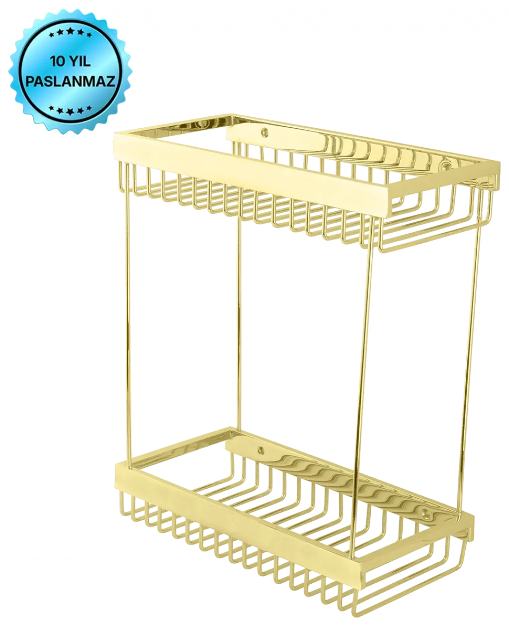 Kumru Lama Serisi Şampuanlık İkili Altın 12X25