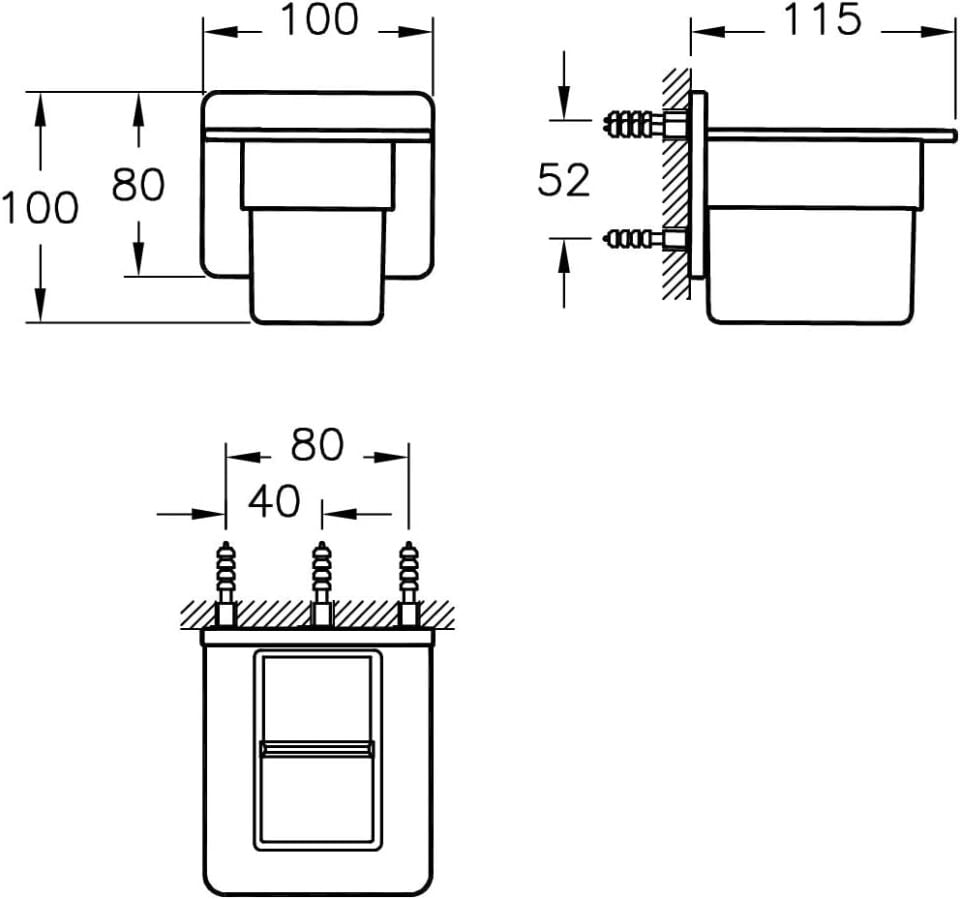 Artema Somnia A44497 Diş Fırçalığı, Krom
