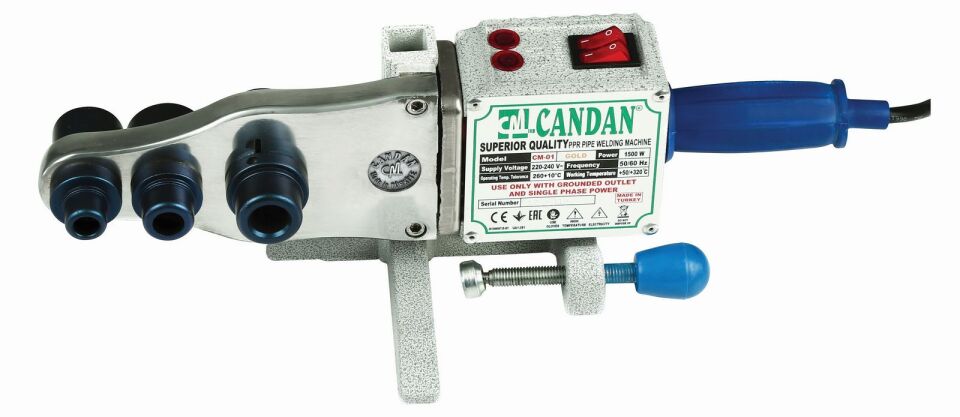 Candan CM-01 PVC Boru Kaynak Makinesi Seti