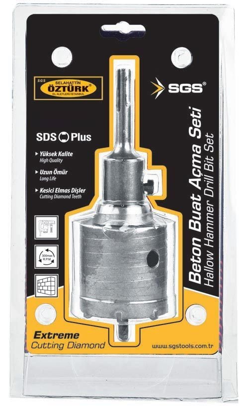 BETON BUAT AÇMA ADAPTÖRLÜ SET 50MM