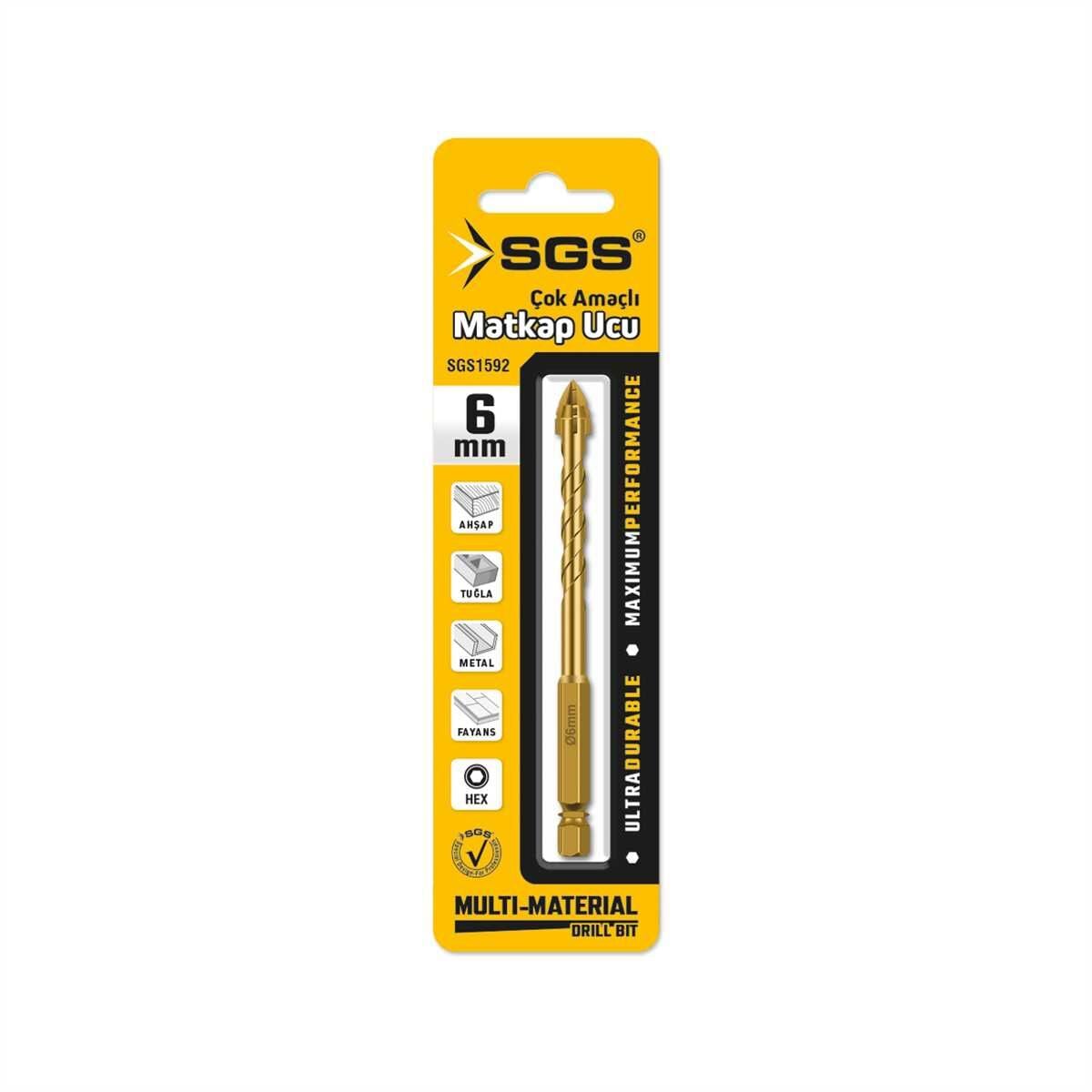 Çok Amaçlı Matkap Ucu 6 x 100 mm