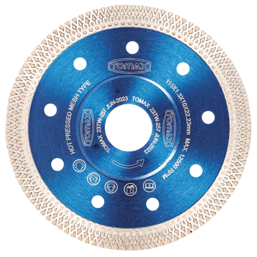 Tomax Çapraz Dişli Hassas Kesim Diski 115 mm