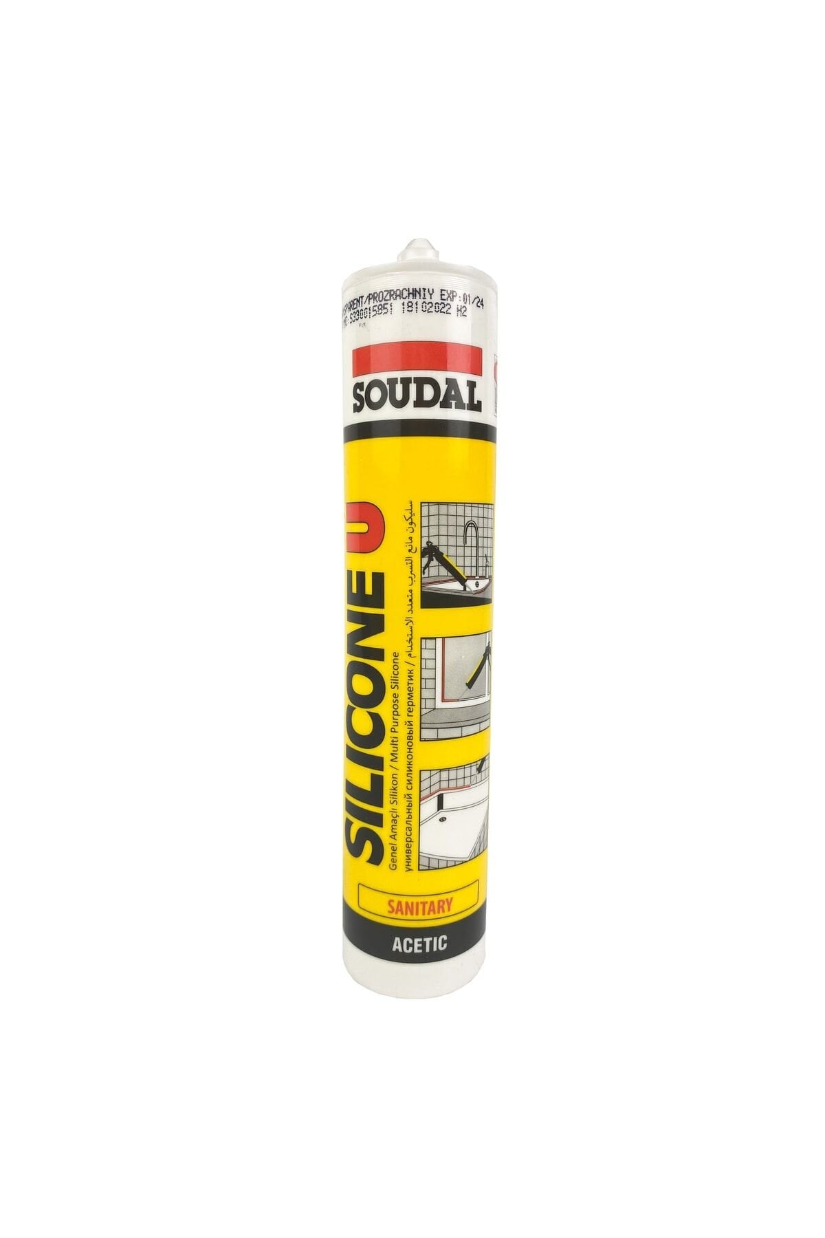Soudal Şeffaf Silikon 280 Gram