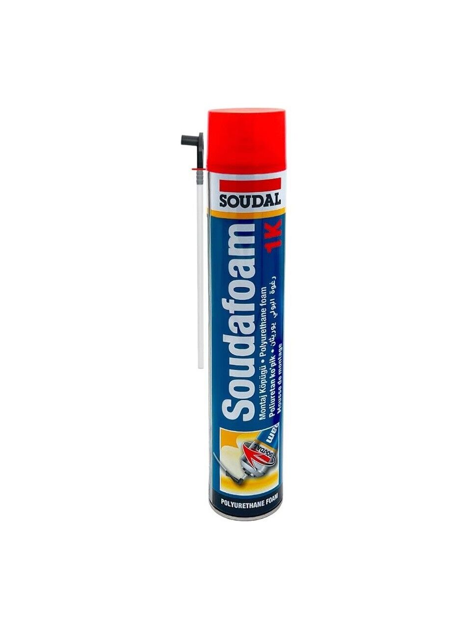 Soudal Soudafoam 1K Poliüretan Köpük 600 Gram
