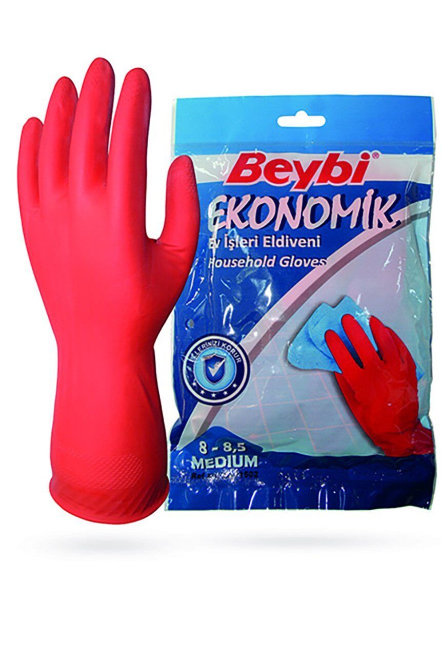 Beybi Eko Lastik Eldiven No: 7-7,5