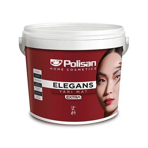 Polisan Elegans Extra Yarı Mat Silikonlu Silinebilir İç Cephe Boyası